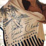 Dog Beach Club - Personalized Quick-Dry Beach Towel