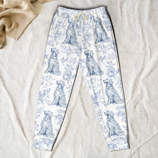 Dog Custom Breeds Toile De Jouy Floral Pattern French Style - Personalized Sweatpants