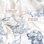 Dog Custom Breeds Toile De Jouy Floral Pattern French Style - Personalized Sweatpants