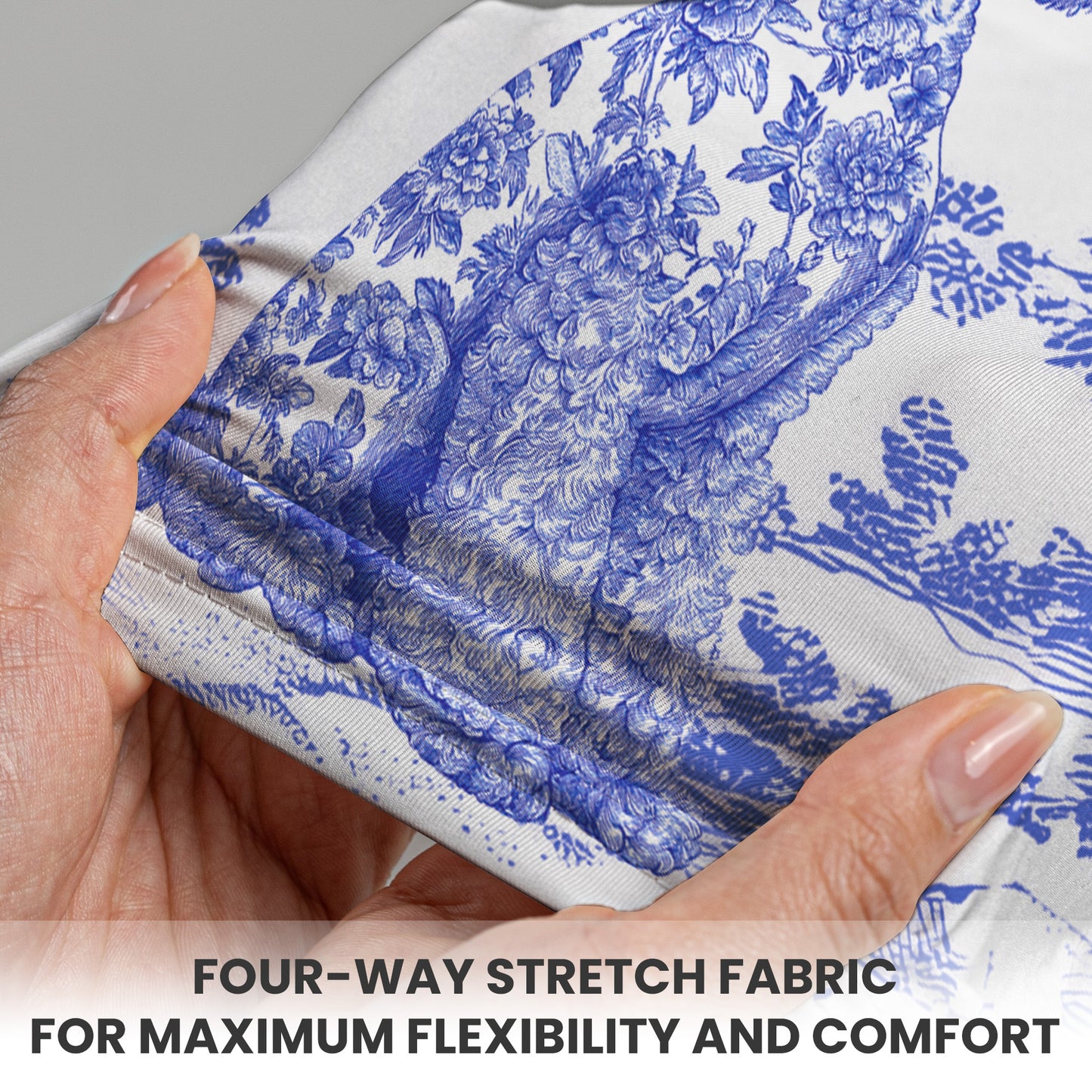 Dog Custom Breeds Toile De Jouy French Style - Personalized Wide Leg Pants