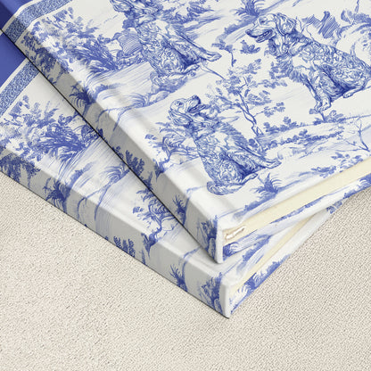 Dog Custom Breeds Toile De Jouy - Personalized Hardcover Journal