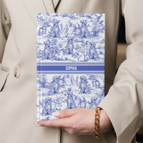 Dog Custom Breeds Toile De Jouy - Personalized Hardcover Journal
