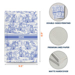 Dog Custom Breeds Toile De Jouy - Personalized Hardcover Journal