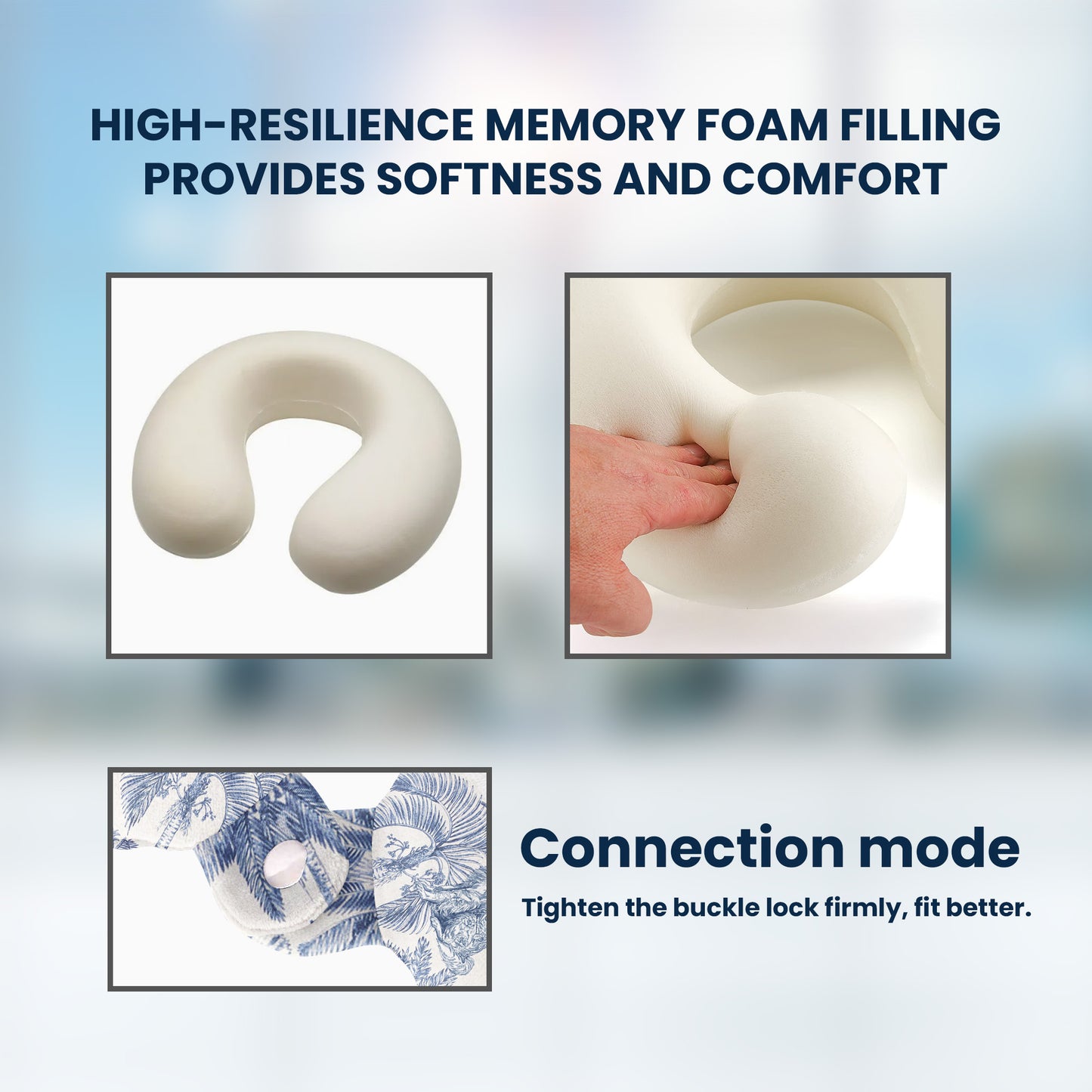 Dog Custom Breeds Toile De Jouy - Personalized U-Shaped Travel Neck Pillow