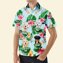 Dog Dad Cat Dad Pet Lovers Tropical Summer - Personalized Hawaiian Shirt