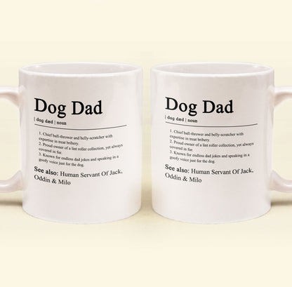 Dog Dad Definition - Personalized Mug