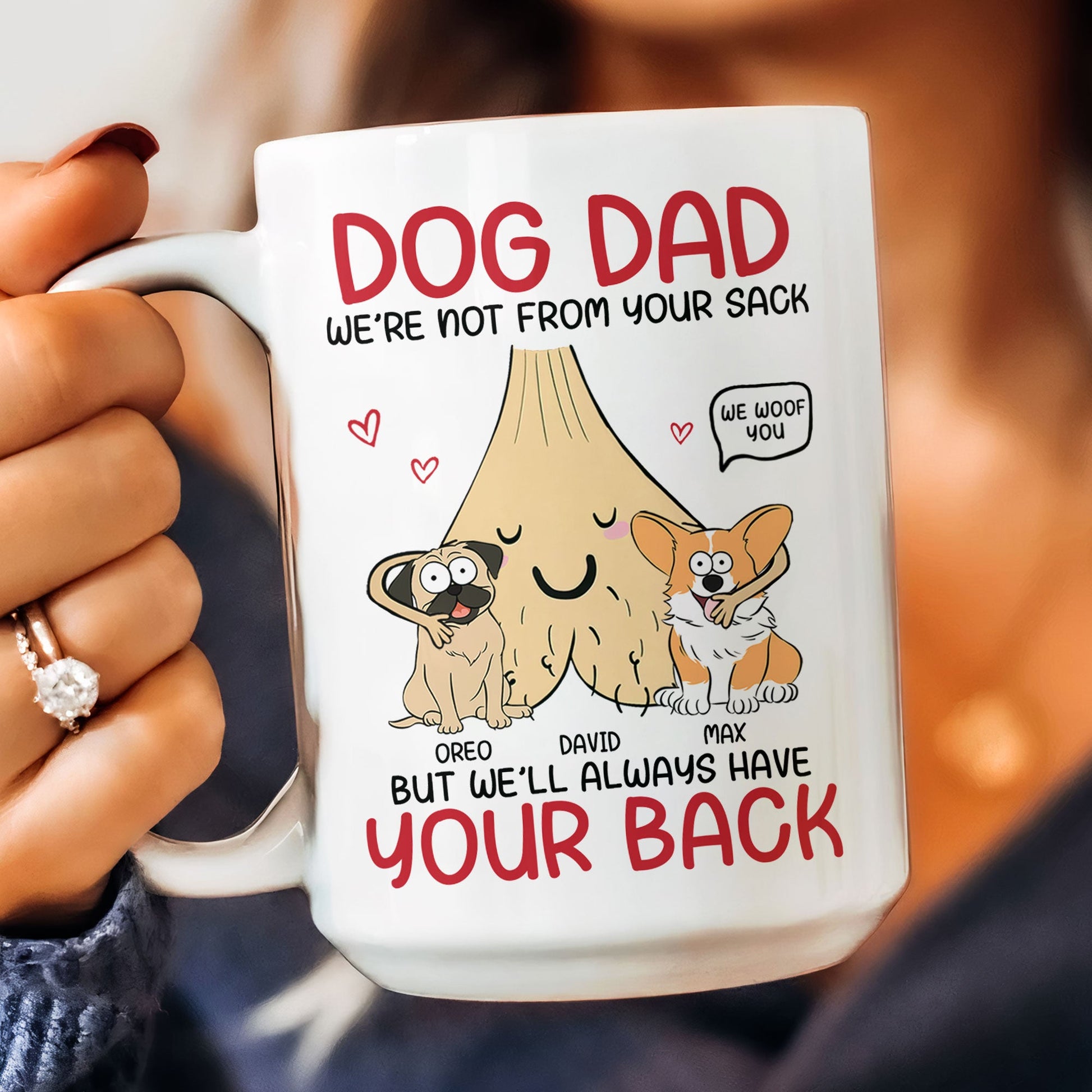 Personalized Mug - Dog Parents - It's never just a dog