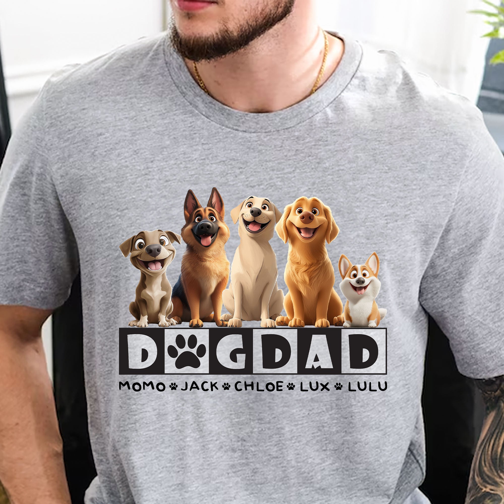 Dog Dad - Personalized Shirt