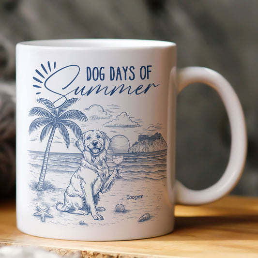 Dog Days Of Summer - Personalized Mug