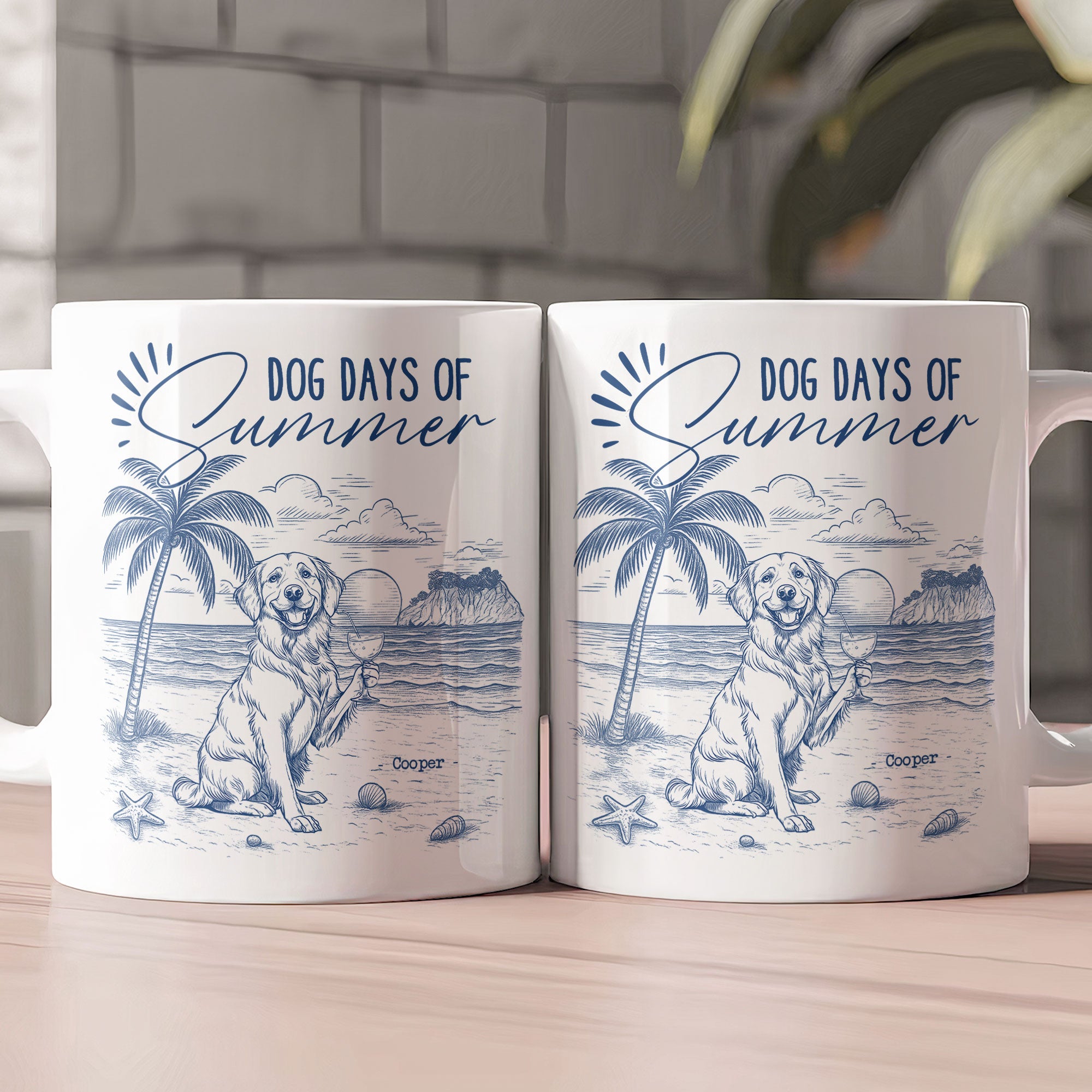 Dog Days Of Summer - Personalized Mug