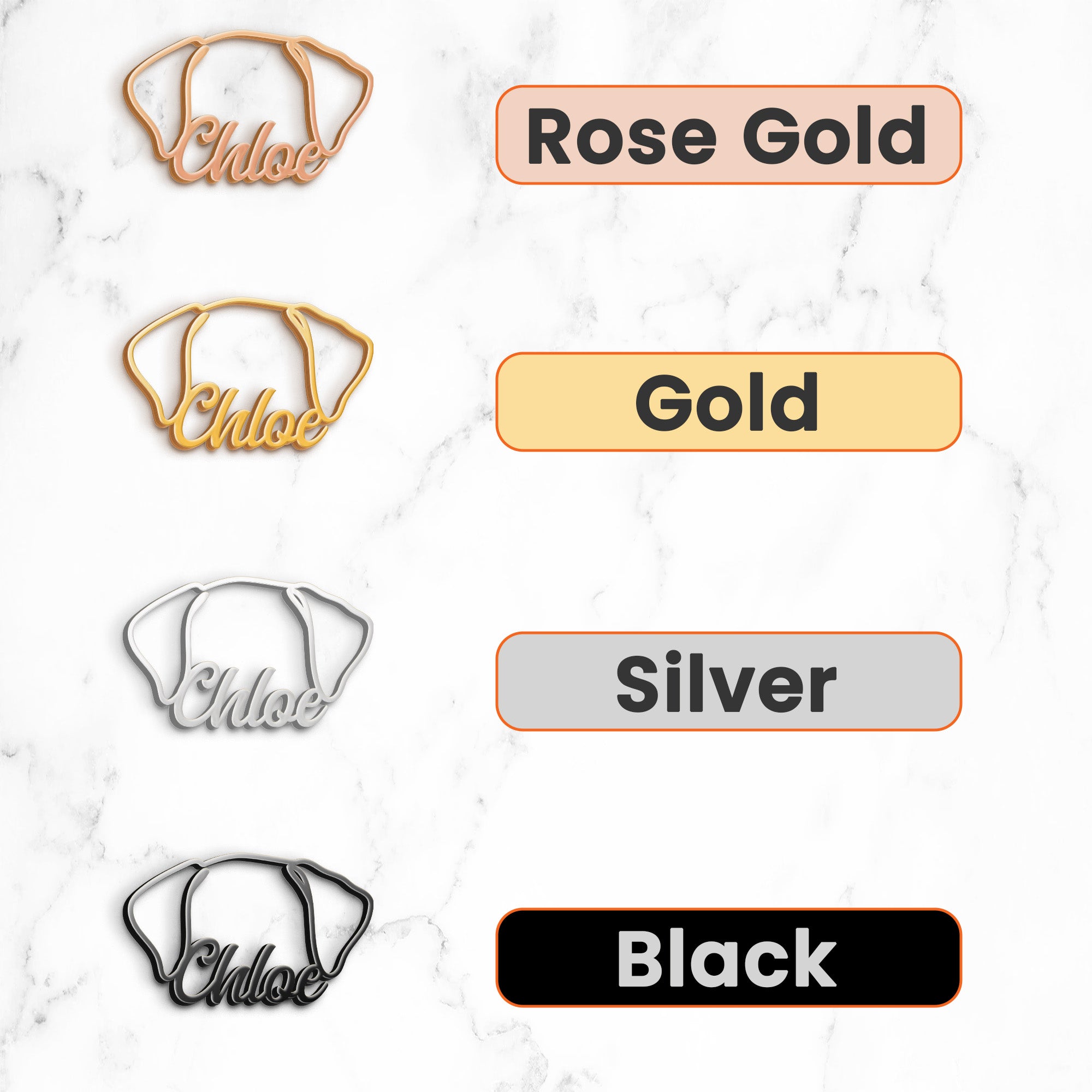 Dog Ears - Custom Cufflinks