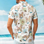Dog Floral Summer - Personalized Hawaiian Shirt