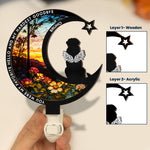 Dog Loss You Were My Favorite Hello - Personalized Wood And Acrylic Night Light