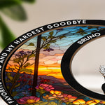 Dog Loss You Were My Favorite Hello - Personalized Wood And Acrylic Night Light