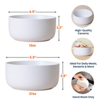 Dog Lover Custom Gift - Toile De Jouy Style - Personalized Ceramic Bowl