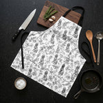 Dog Lover Toile De Jouy Foral French Style - Personalized Apron