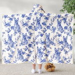 Dog Lover - Toile De Jouy Version - Personalized Wearable Blanket Hoodie