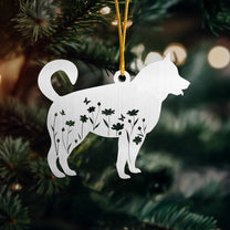 Dog Lovers Christmas Gifts, Dog Memorial Gift - Personalized Metal Ornament