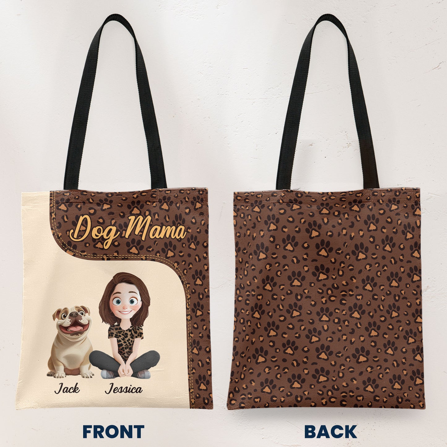 Dog Mama - Personalized Tote Bag