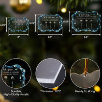 If I Had A Flower For Each Time I Thought Of My Family - Personalized Acrylic Ornament