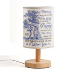 Dog Memorial Gift Don't Cry For Me Toile De Jouy - Personalized Fabric Lamp