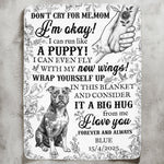 Dog Memorial Toile De Jouy French Chinoiserie - Personalized Blanket
