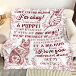 Dog Memorial Toile De Jouy French Chinoiserie - Personalized Blanket
