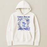 Dog Memorial Toile De Jouy I Believe There Are Angels Among Us - Personalized Shirt