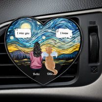 Dog Memorial, Cat Memorial - Personalized Acrylic Car Vent Clip