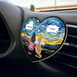 Dog Memorial, Cat Memorial - Personalized Acrylic Car Vent Clip