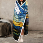 Dog Memorial, Cat Memorial - Personalized Wearable Blanket Hoodie