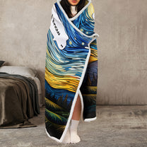 Dog Memorial, Cat Memorial - Personalized Wearable Blanket Hoodie