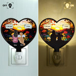 Dog Memorial, Cat Memorial - Personalized Wood And Acrylic Night Light