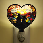 Dog Memorial, Cat Memorial - Personalized Wood And Acrylic Night Light