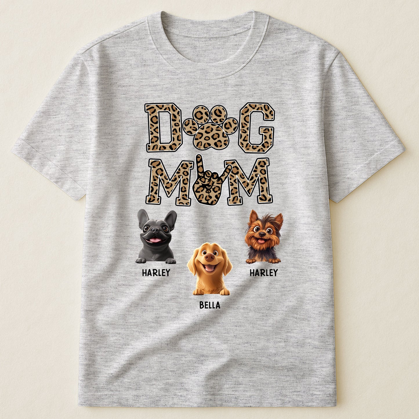 Dog Mom - 3D Version - Personalized Shirt