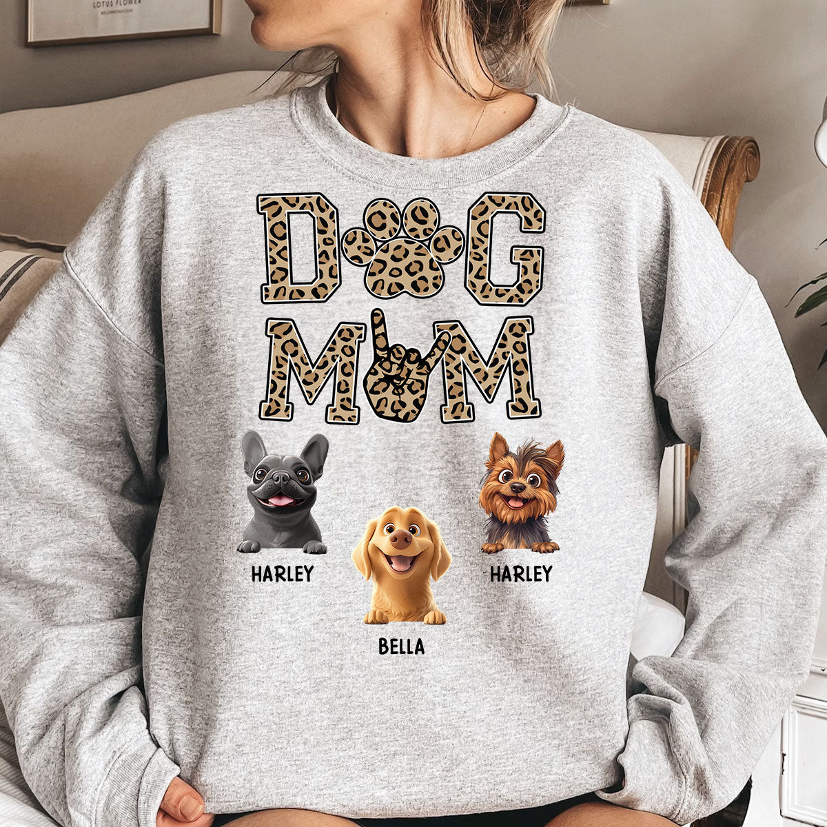 Dog Mom - 3D Version - Personalized Shirt