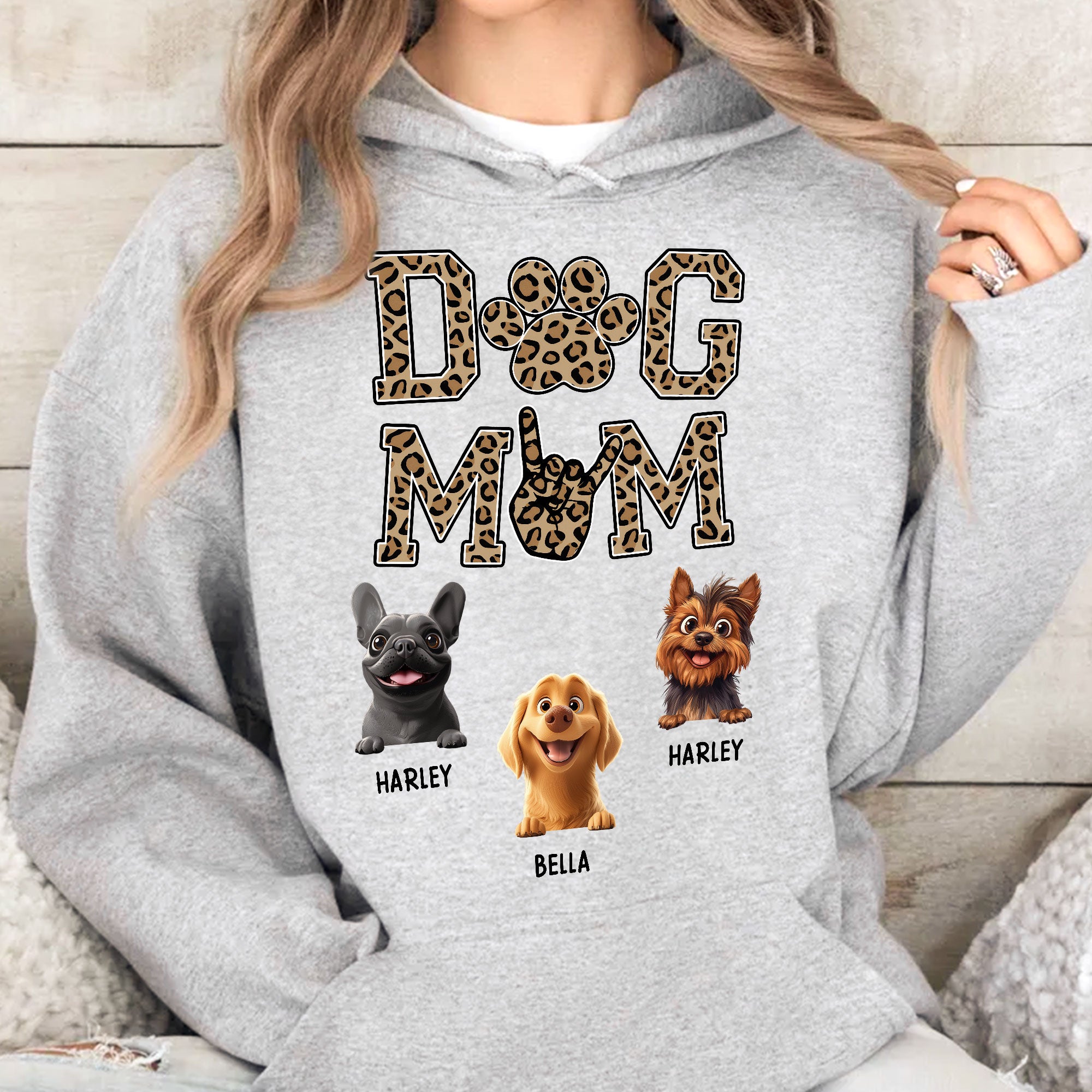 Dog Mom - 3D Version - Personalized Shirt