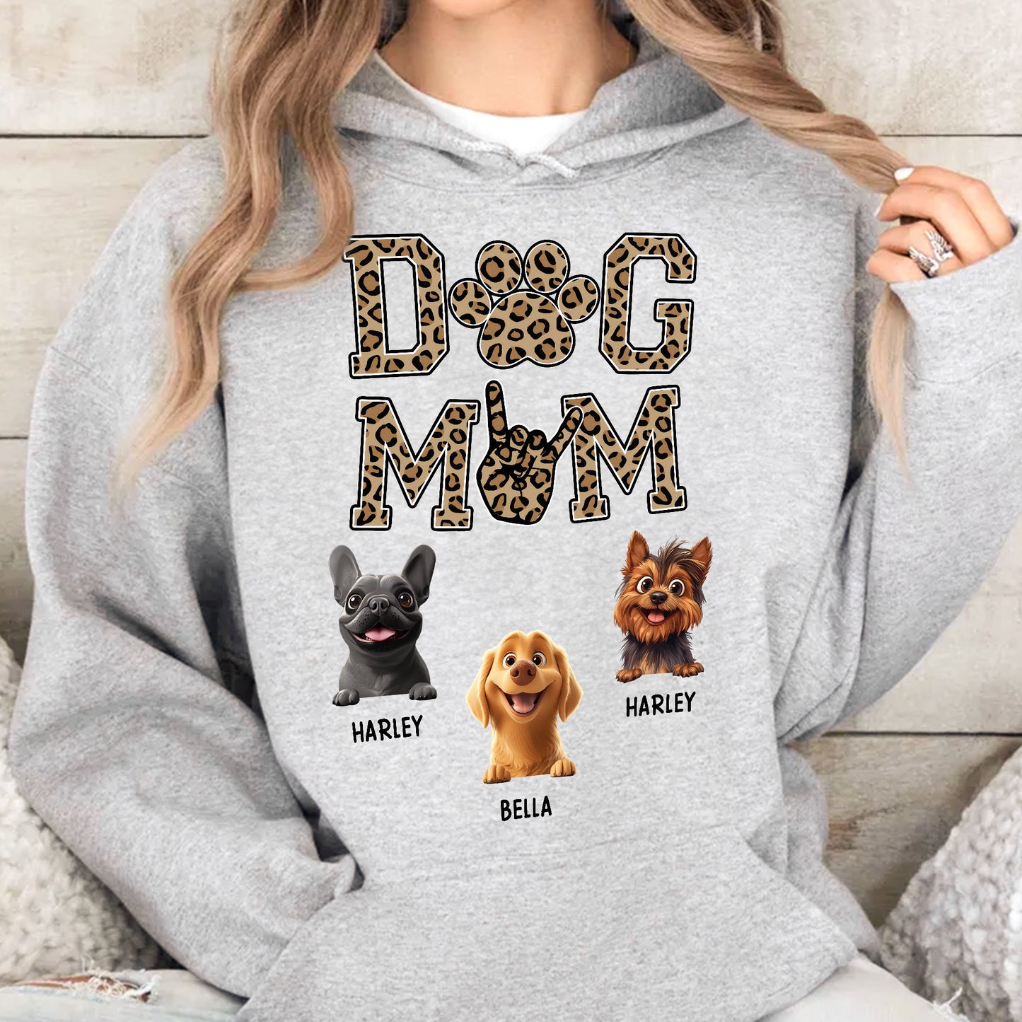 Dog Mom - 3D Version - Personalized Shirt