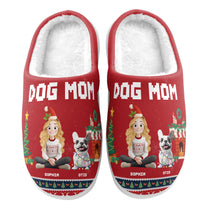 Dog Mom - Cartoon Version - Personalized Slippers
