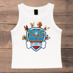 Dog Mom Custom Dog Lover Gift - Custom Crop Tank Top