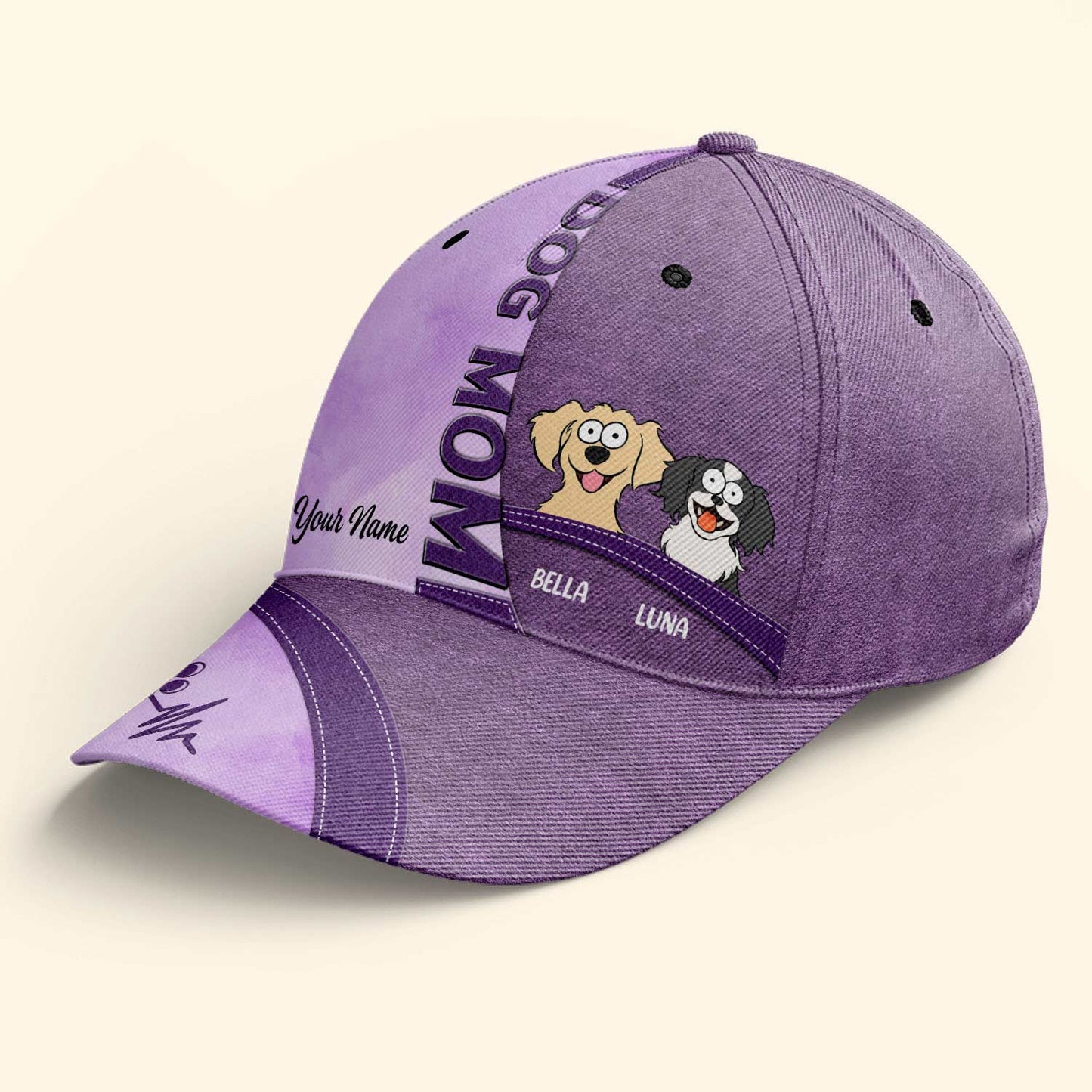 Dog Mom Dog Dad  - Personalized Classic Cap