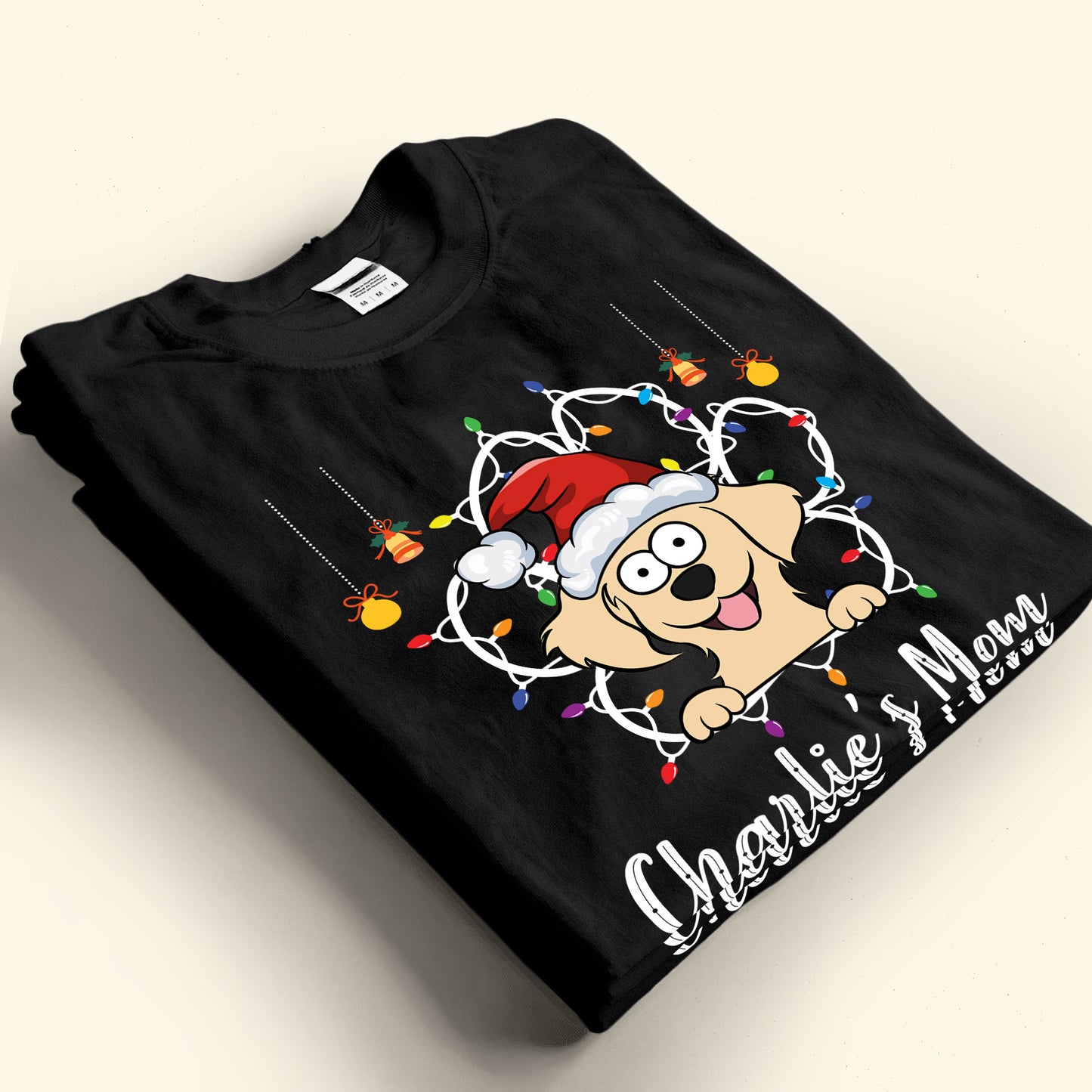 Dog Mom Dog Dad Christmas - Personalized Shirt