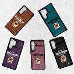 Dog Mom - Personalized Leather Flip Wallet Phone Case