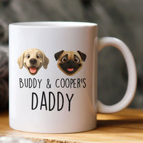 Dog Mom, Dog Dad, Dog Lovers - Custom With Dog Breeds Cute Cartoon - Personalized Mug
