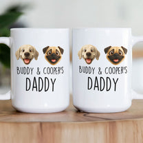 Dog Mom, Dog Dad, Dog Lovers - Custom With Dog Breeds Cute Cartoon - Personalized Mug