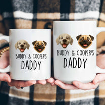 Dog Mom, Dog Dad, Dog Lovers - Custom With Dog Breeds Cute Cartoon - Personalized Mug