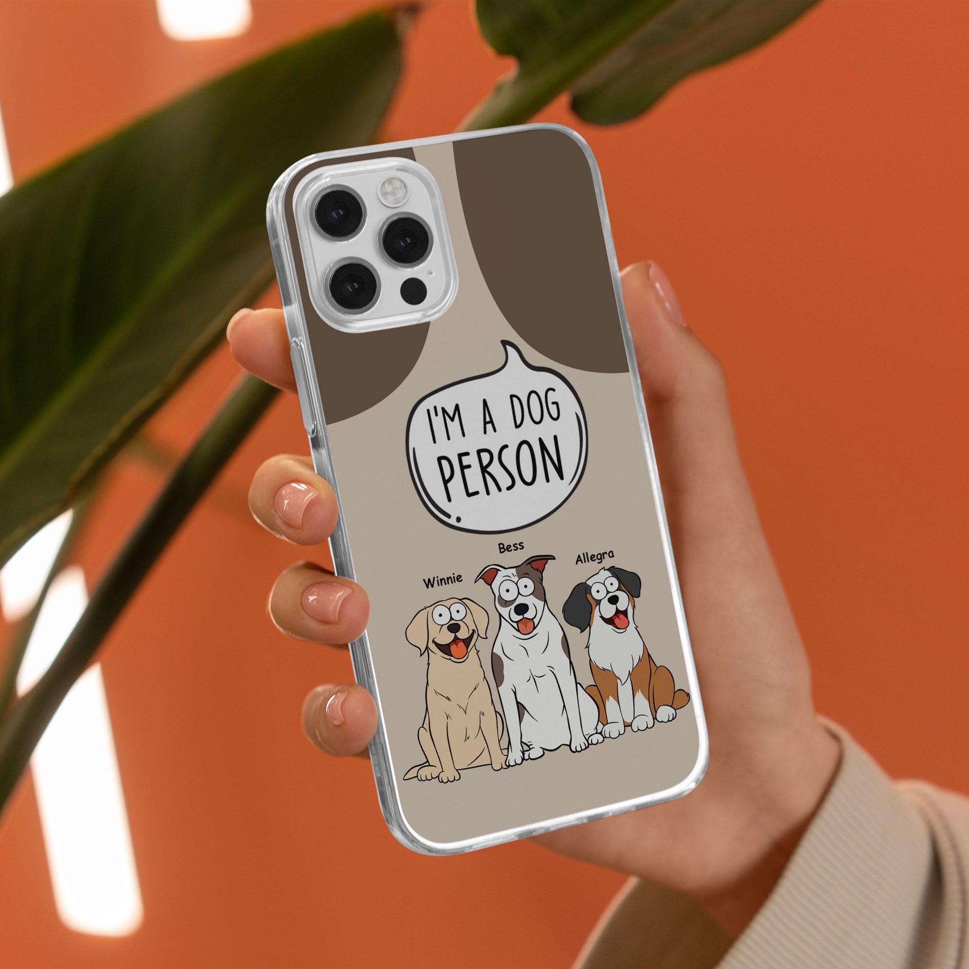 Dog Person - Personalized Clear Phone Case