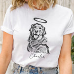 Dog Photo & Name Loss Of Dog - Personalized Photo Shirt