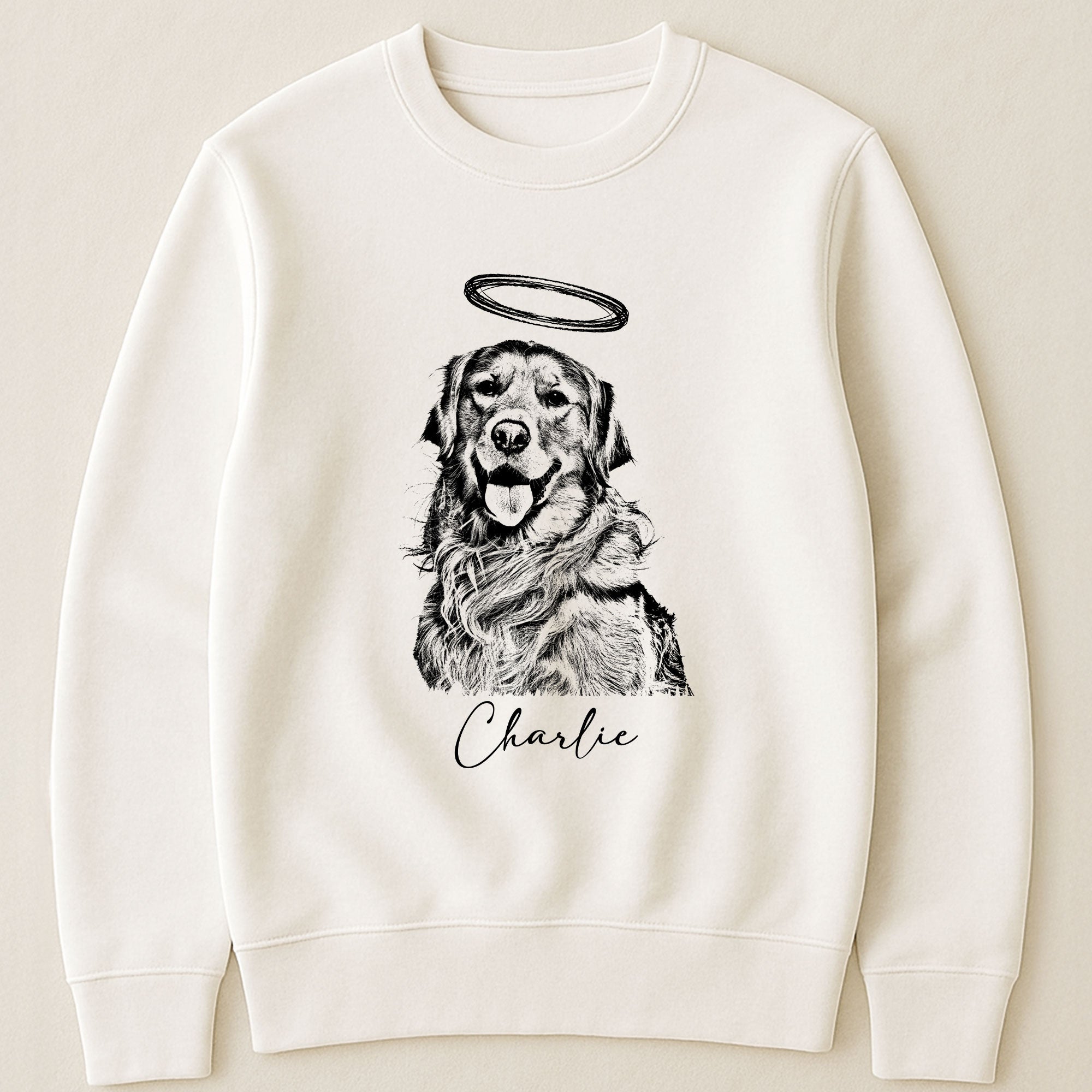 Dog Photo & Name Loss Of Dog - Personalized Photo Shirt