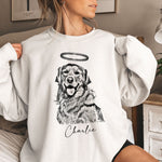 Dog Photo & Name Loss Of Dog - Personalized Photo Shirt